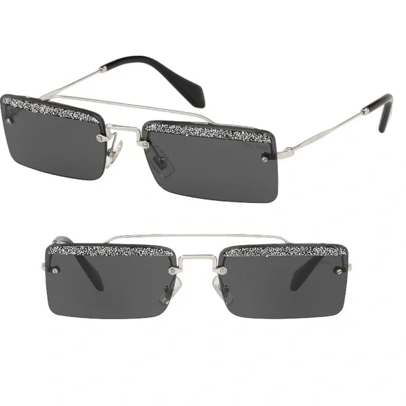 Miu Miu | Accessories | Min Miu Socit 55 Mm Square  display picture 3